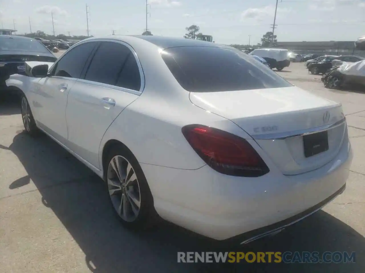 3 Photograph of a damaged car W1KWF8DB3LR593460 MERCEDES-BENZ C-CLASS 2020