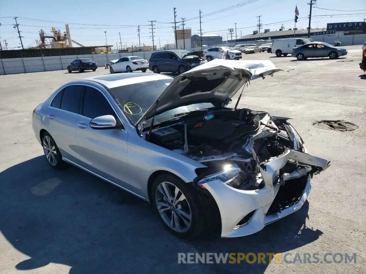 1 Photograph of a damaged car W1KWF8DB4LR570964 MERCEDES-BENZ C-CLASS 2020