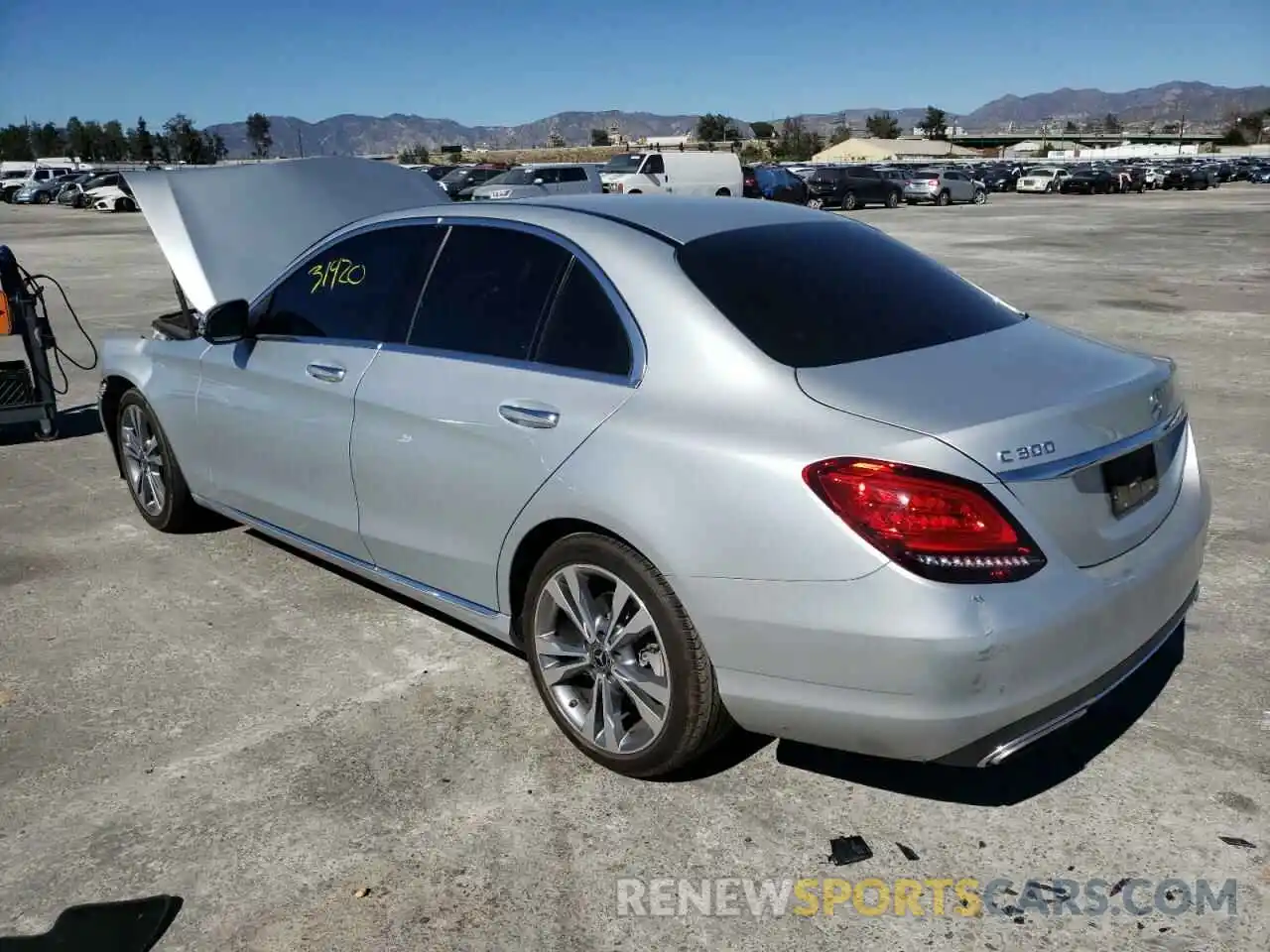 3 Photograph of a damaged car W1KWF8DB4LR570964 MERCEDES-BENZ C-CLASS 2020