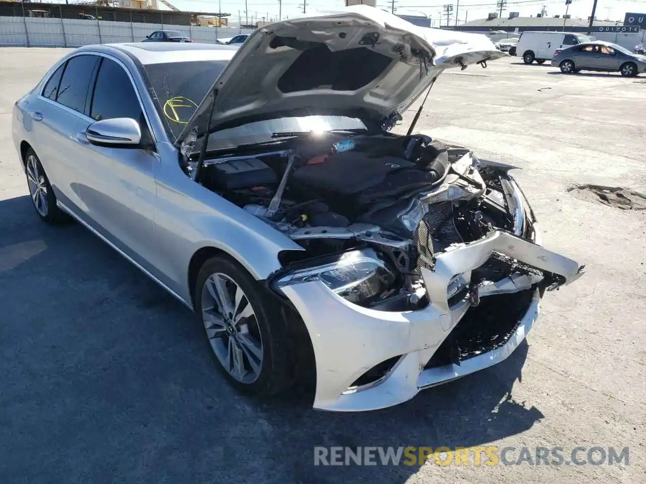 9 Photograph of a damaged car W1KWF8DB4LR570964 MERCEDES-BENZ C-CLASS 2020