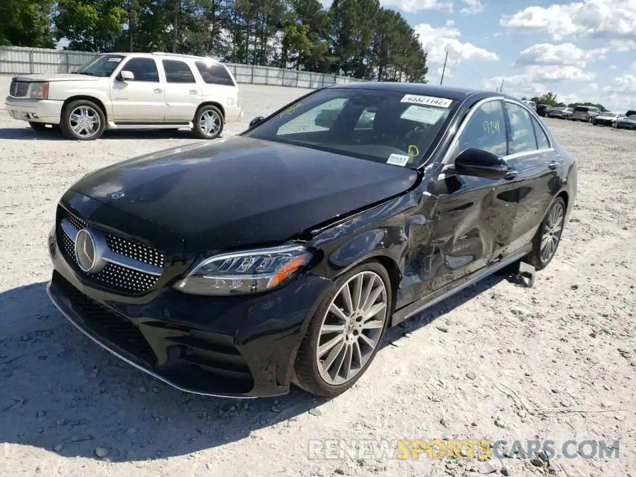 2 Photograph of a damaged car W1KWF8DB4LR603655 MERCEDES-BENZ C-CLASS 2020