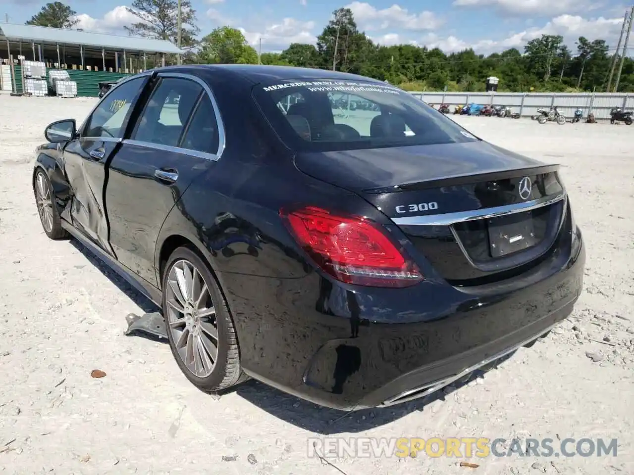 3 Photograph of a damaged car W1KWF8DB4LR603655 MERCEDES-BENZ C-CLASS 2020