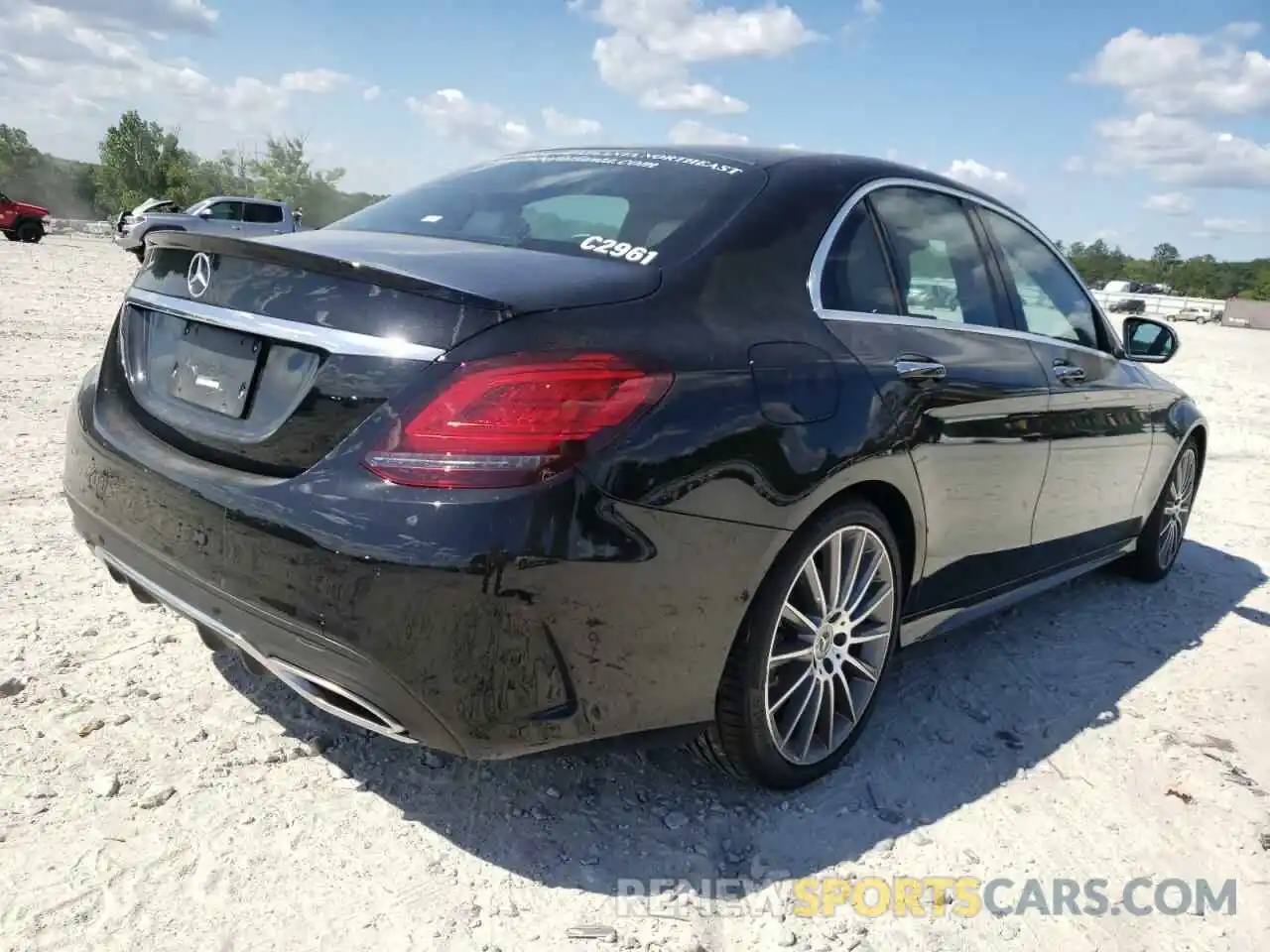 4 Photograph of a damaged car W1KWF8DB4LR603655 MERCEDES-BENZ C-CLASS 2020