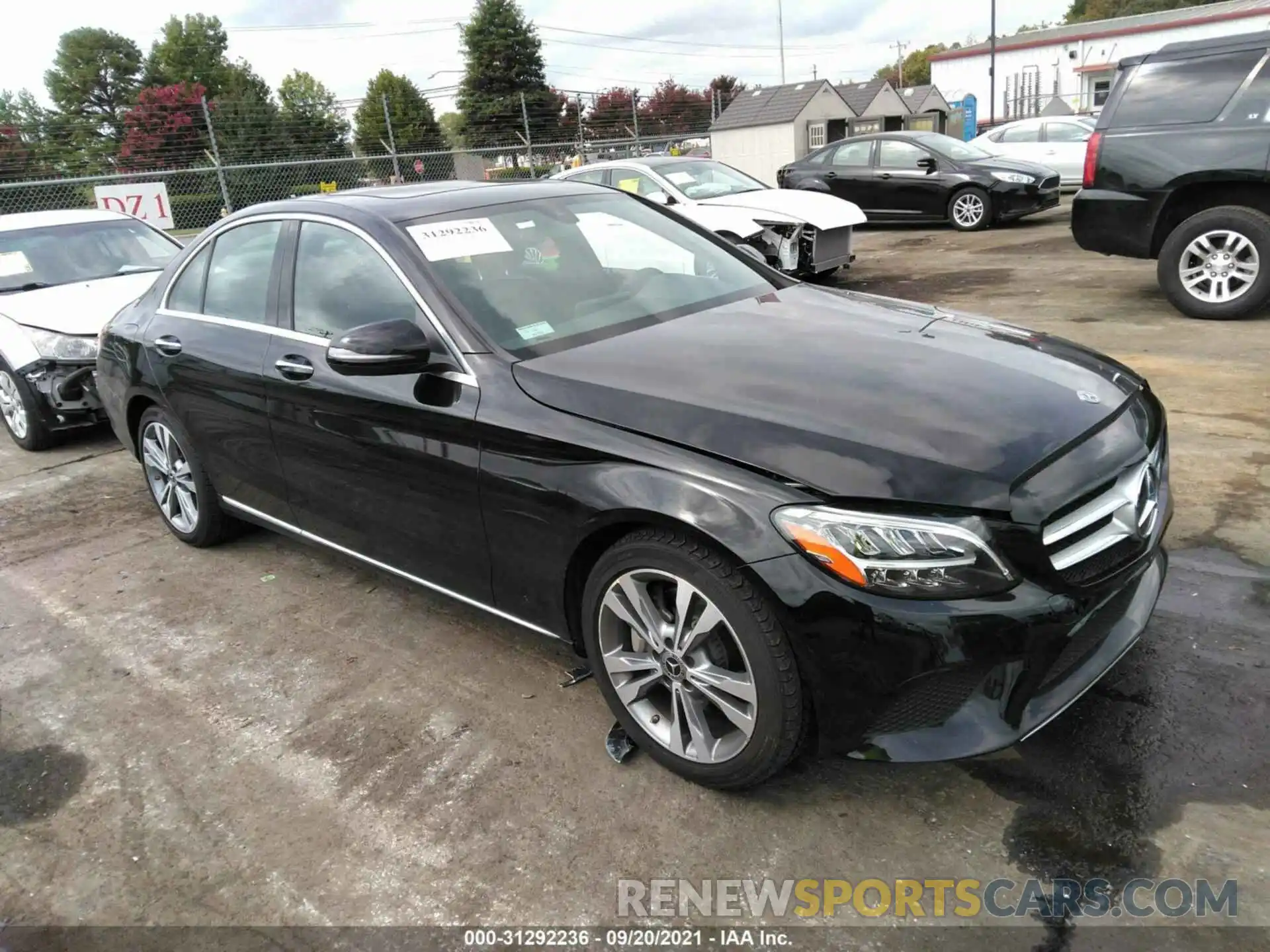 1 Photograph of a damaged car W1KWF8DB5LR567944 MERCEDES-BENZ C-CLASS 2020