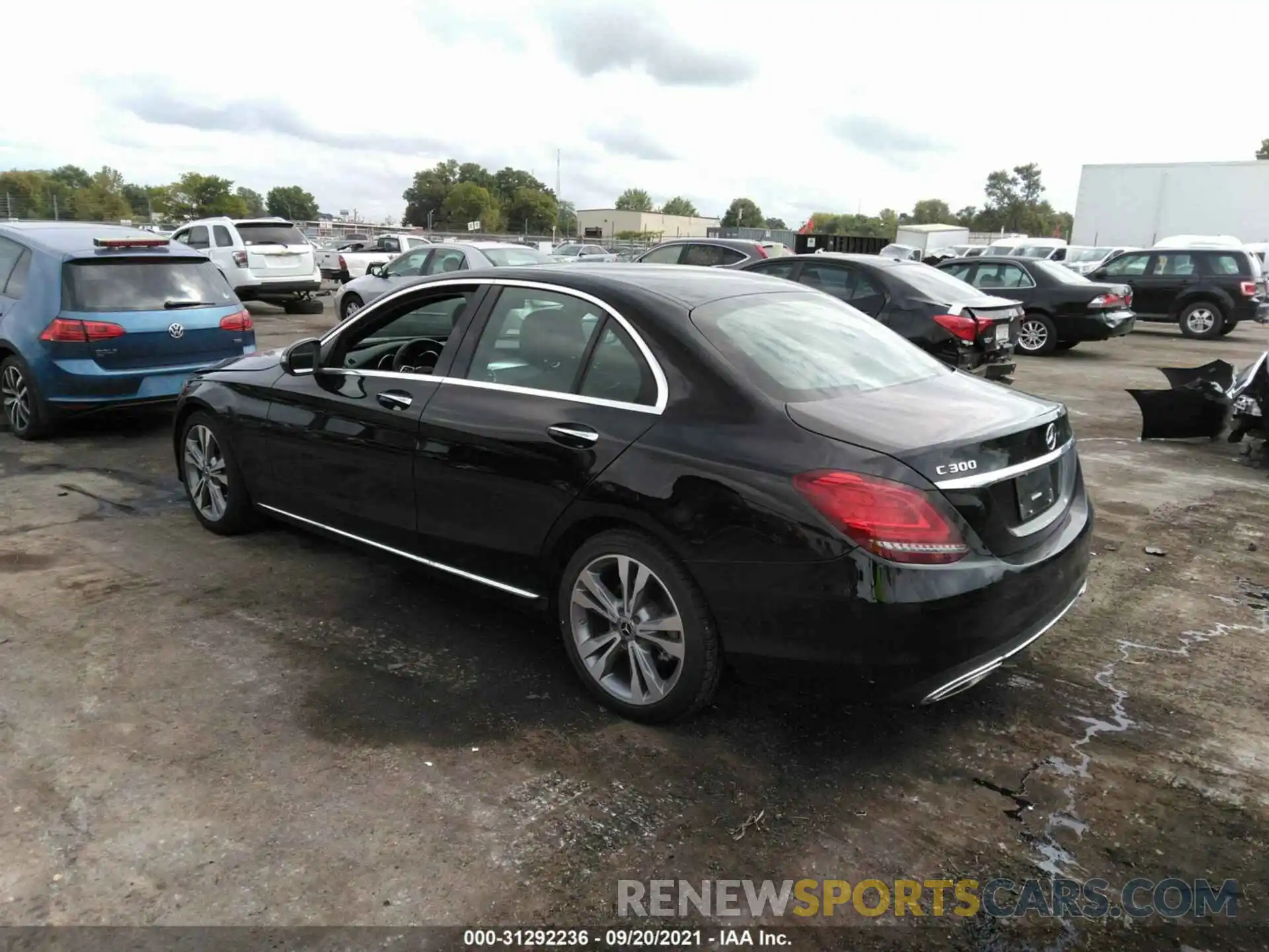 3 Photograph of a damaged car W1KWF8DB5LR567944 MERCEDES-BENZ C-CLASS 2020