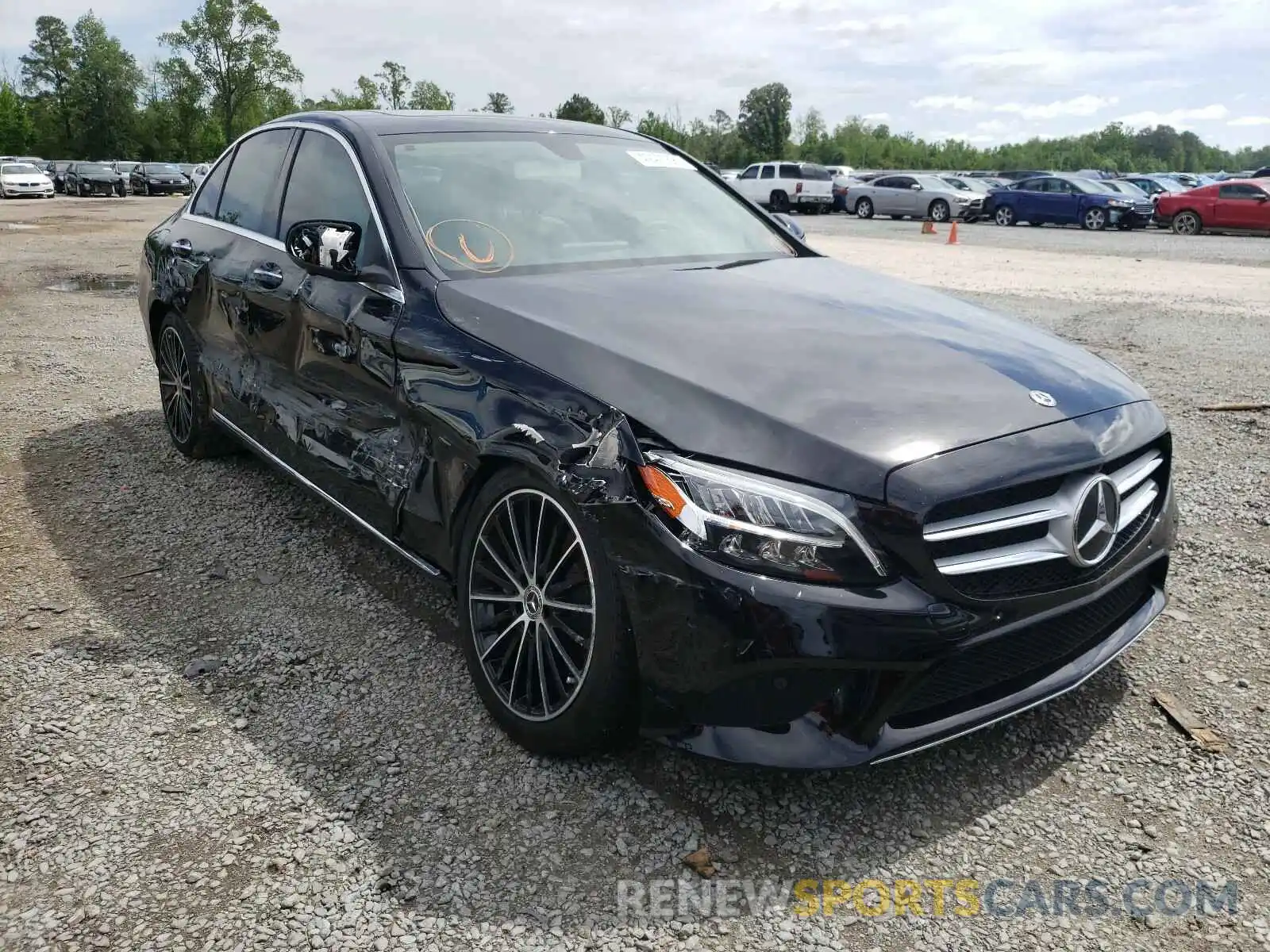 1 Photograph of a damaged car W1KWF8DB5LR574098 MERCEDES-BENZ C-CLASS 2020