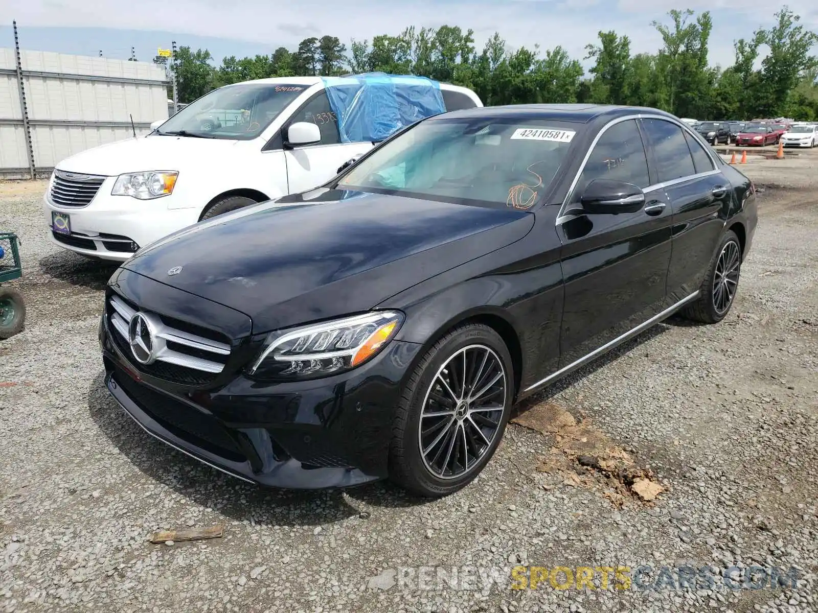 2 Photograph of a damaged car W1KWF8DB5LR574098 MERCEDES-BENZ C-CLASS 2020