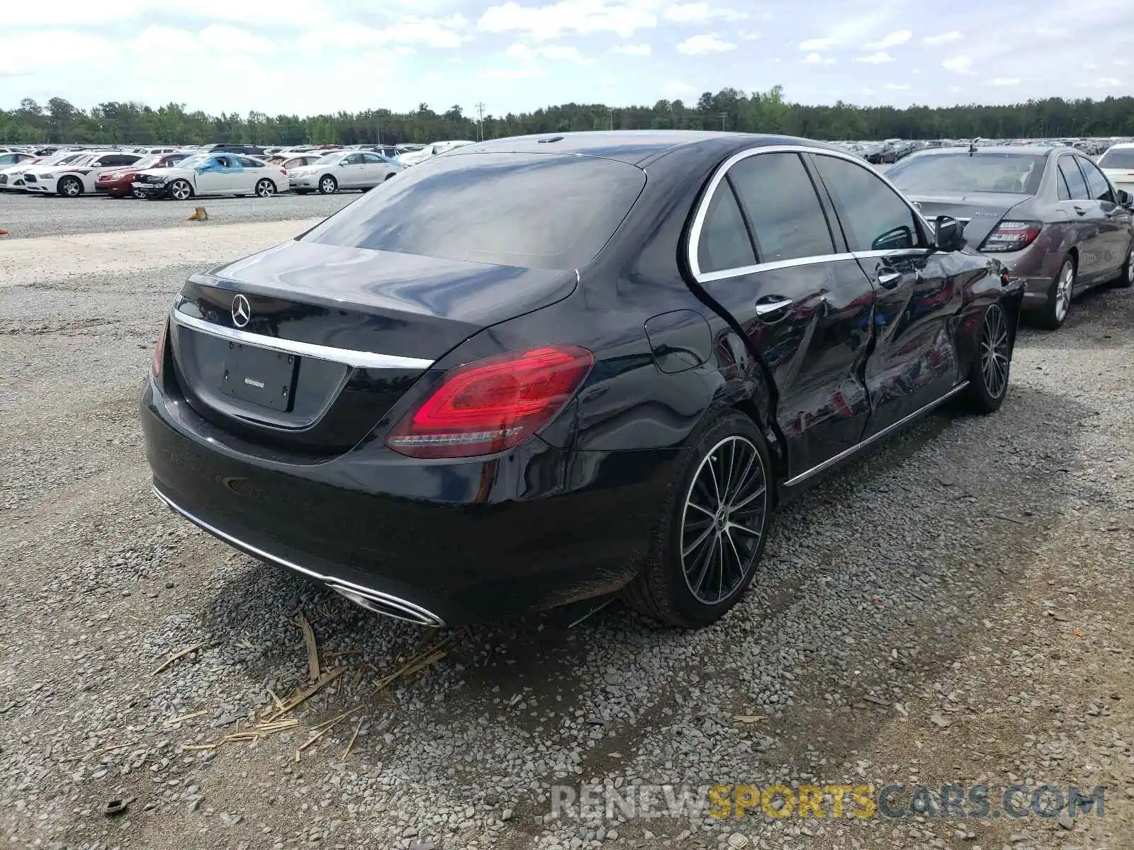 4 Photograph of a damaged car W1KWF8DB5LR574098 MERCEDES-BENZ C-CLASS 2020