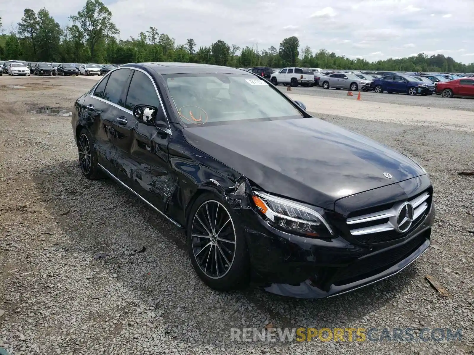 9 Photograph of a damaged car W1KWF8DB5LR574098 MERCEDES-BENZ C-CLASS 2020