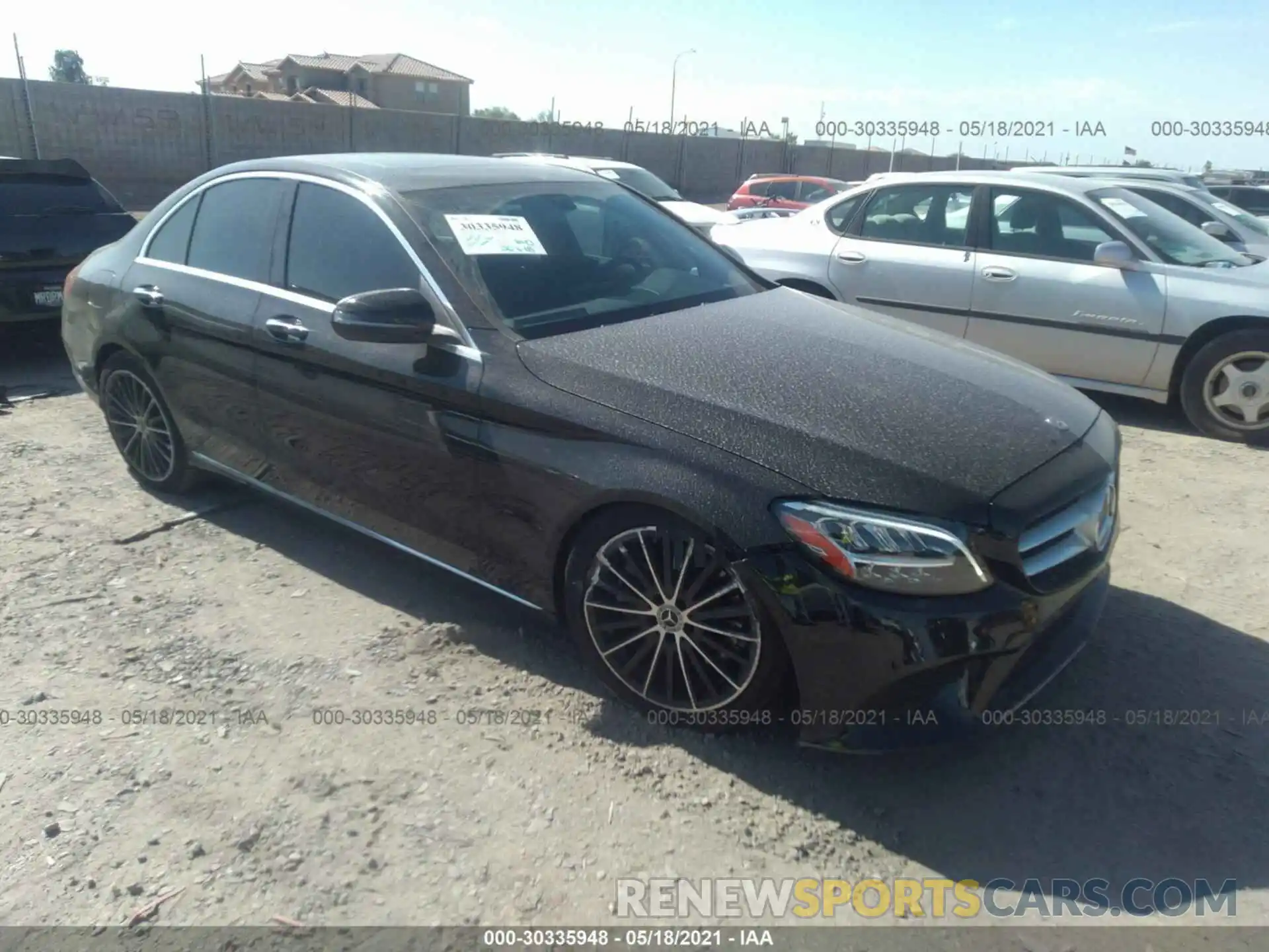 1 Photograph of a damaged car W1KWF8DB5LR584341 MERCEDES-BENZ C-CLASS 2020