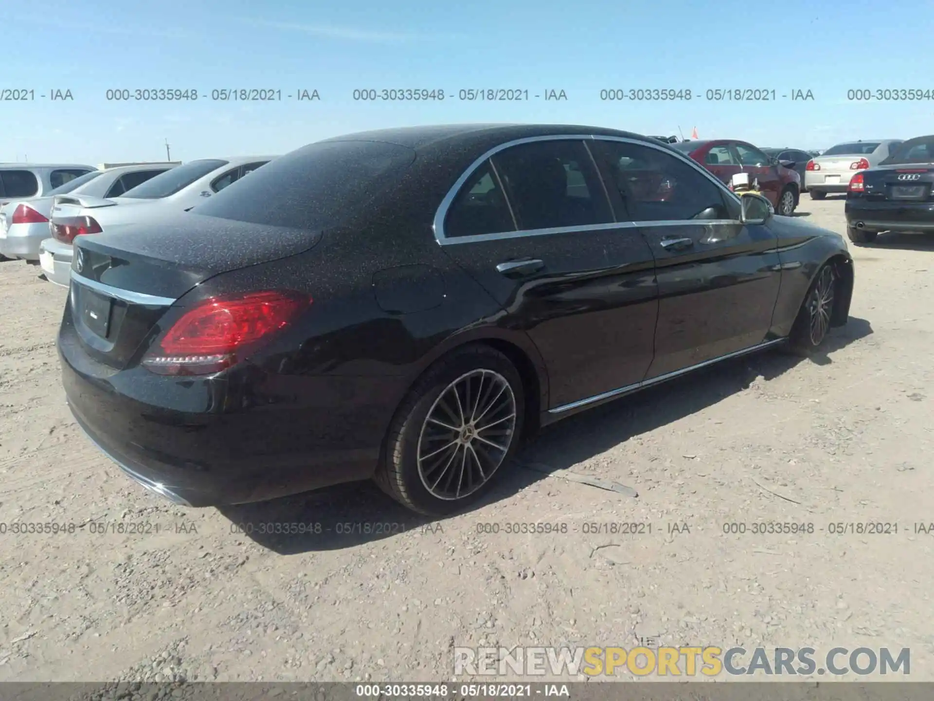 4 Photograph of a damaged car W1KWF8DB5LR584341 MERCEDES-BENZ C-CLASS 2020