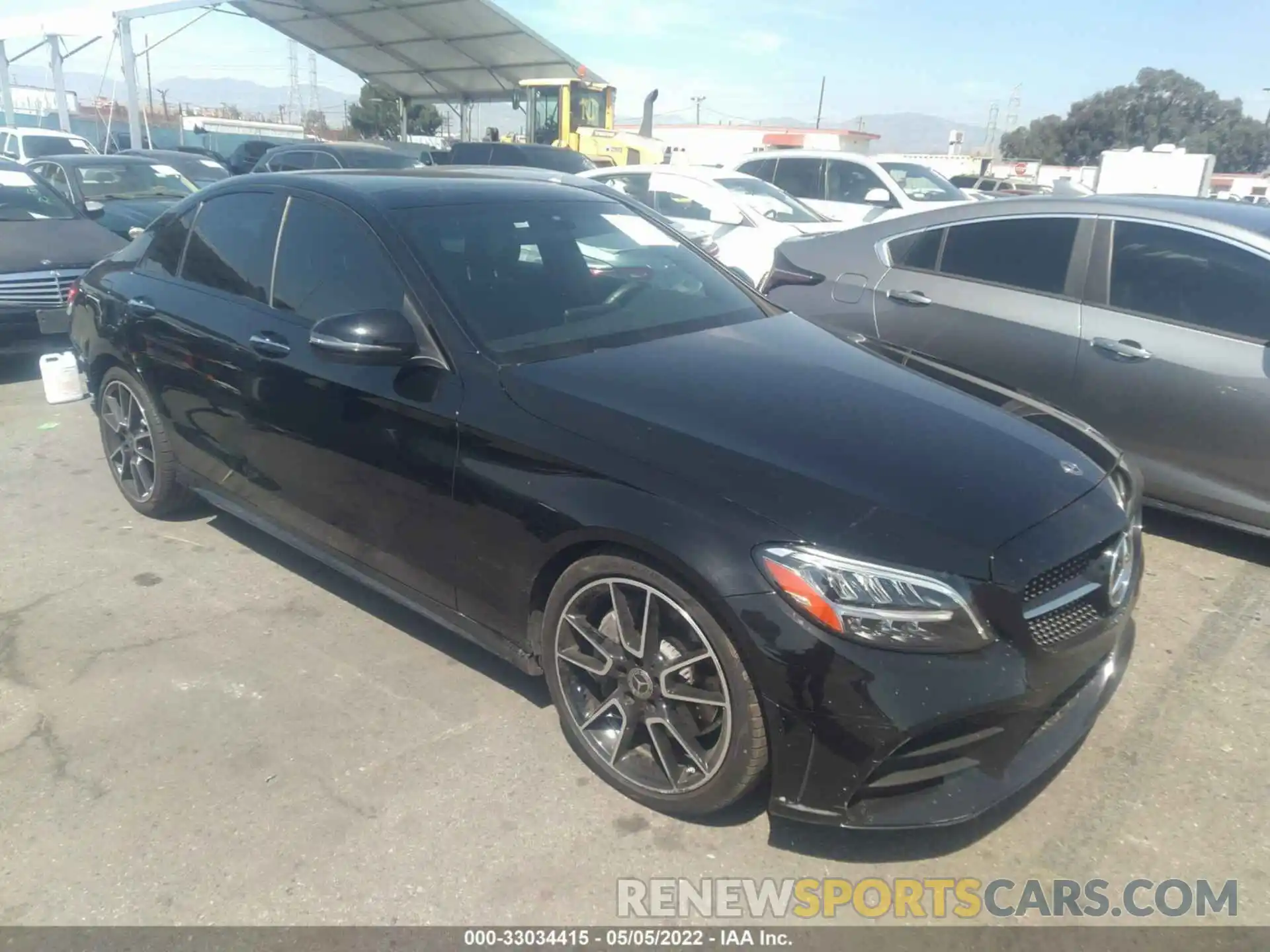 1 Photograph of a damaged car W1KWF8DB5LR592679 MERCEDES-BENZ C-CLASS 2020