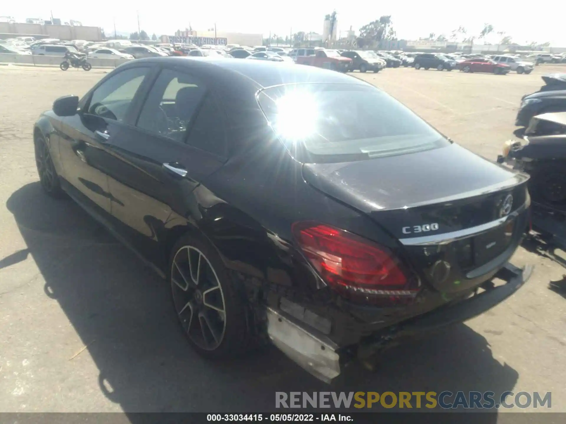 3 Photograph of a damaged car W1KWF8DB5LR592679 MERCEDES-BENZ C-CLASS 2020