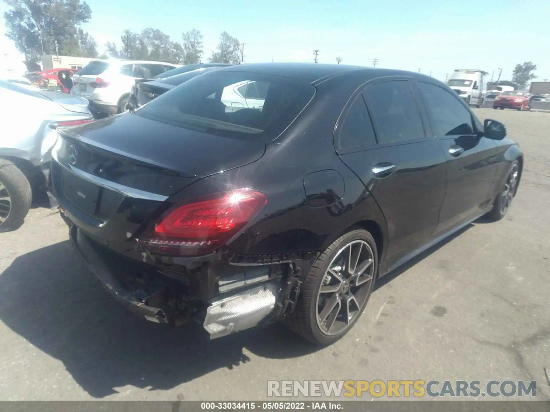 4 Photograph of a damaged car W1KWF8DB5LR592679 MERCEDES-BENZ C-CLASS 2020