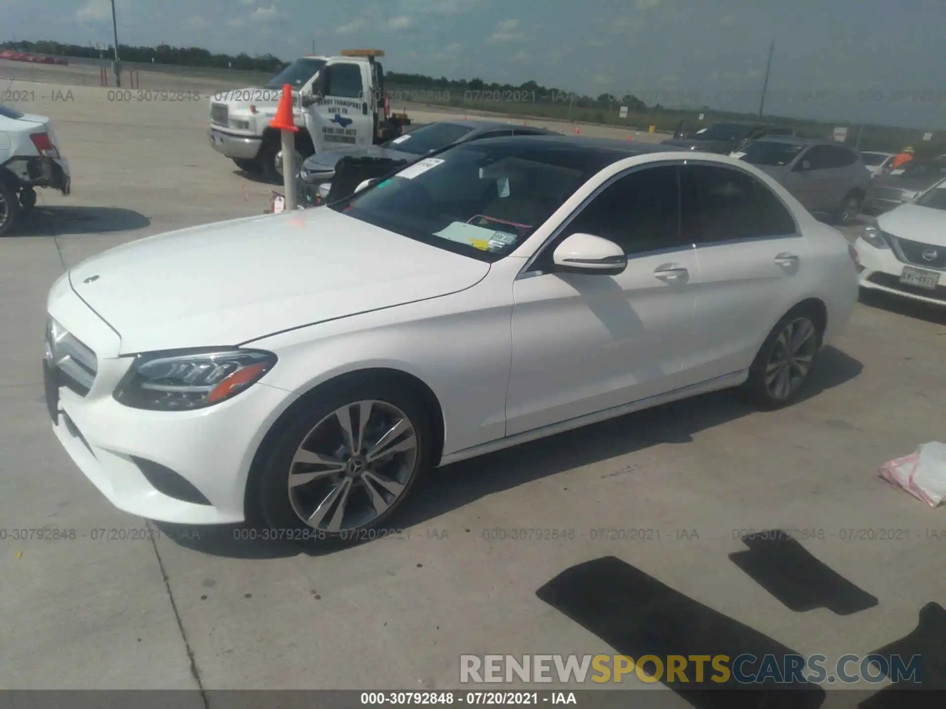 2 Photograph of a damaged car W1KWF8DB5LR594156 MERCEDES-BENZ C-CLASS 2020