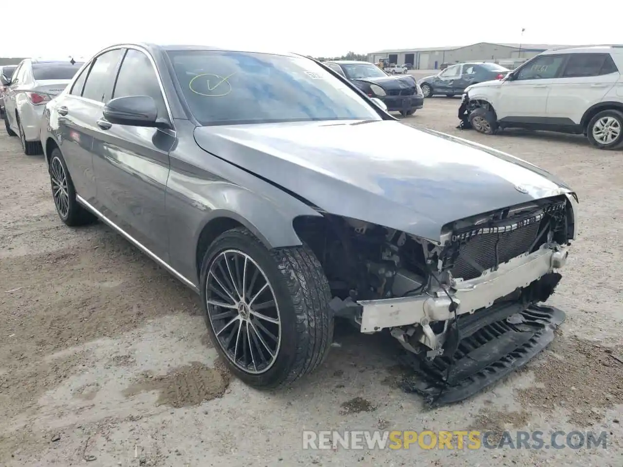 1 Photograph of a damaged car W1KWF8DB5LR594321 MERCEDES-BENZ C-CLASS 2020