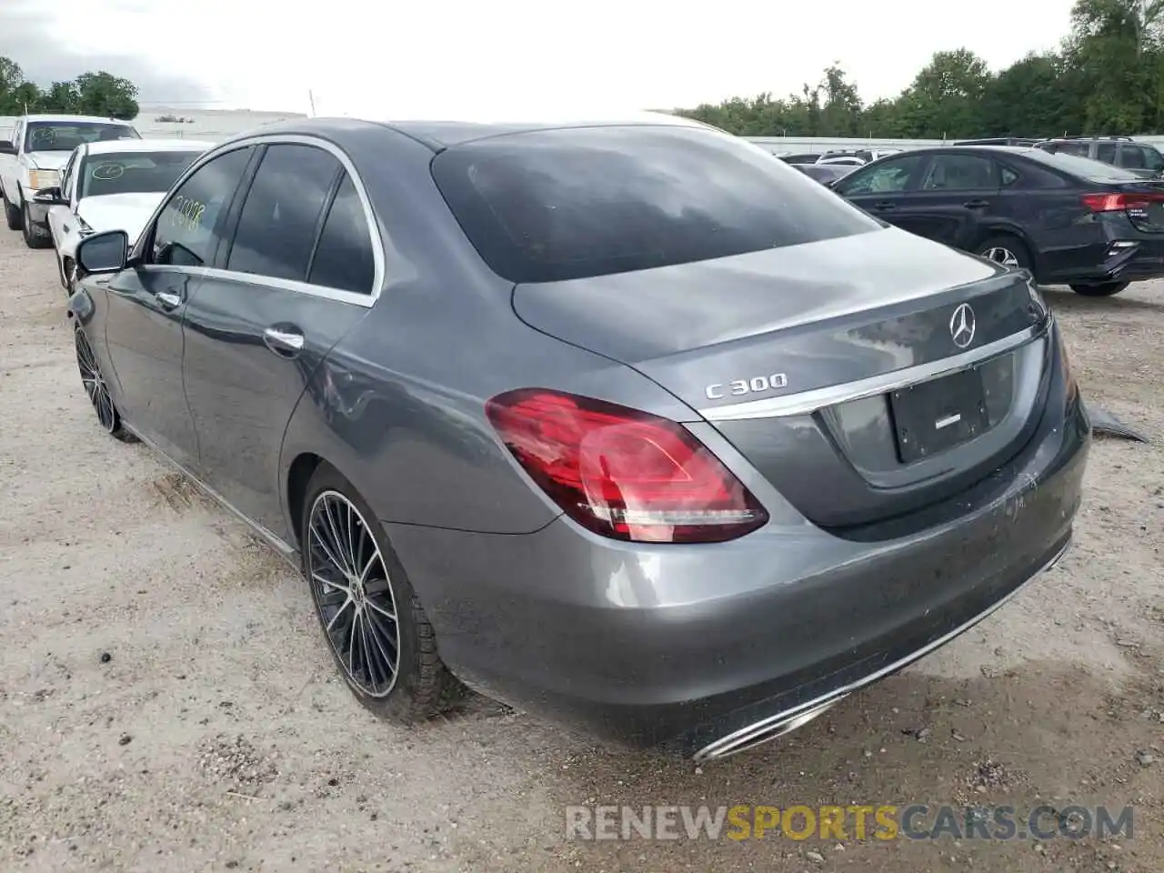 3 Photograph of a damaged car W1KWF8DB5LR594321 MERCEDES-BENZ C-CLASS 2020