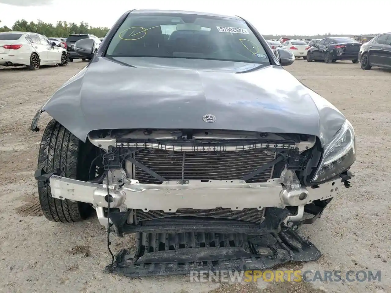 9 Photograph of a damaged car W1KWF8DB5LR594321 MERCEDES-BENZ C-CLASS 2020