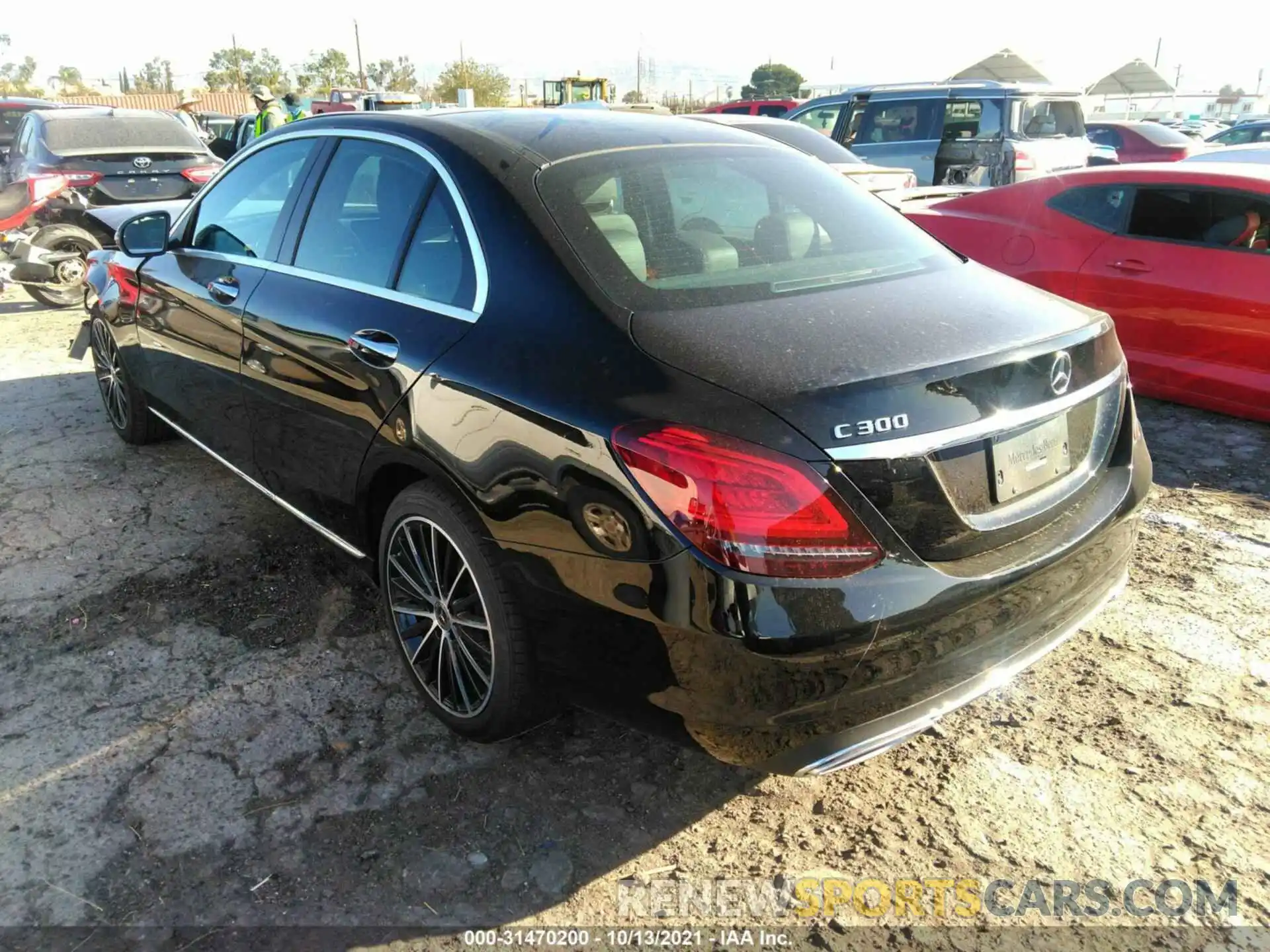 3 Photograph of a damaged car W1KWF8DB5LR598854 MERCEDES-BENZ C-CLASS 2020