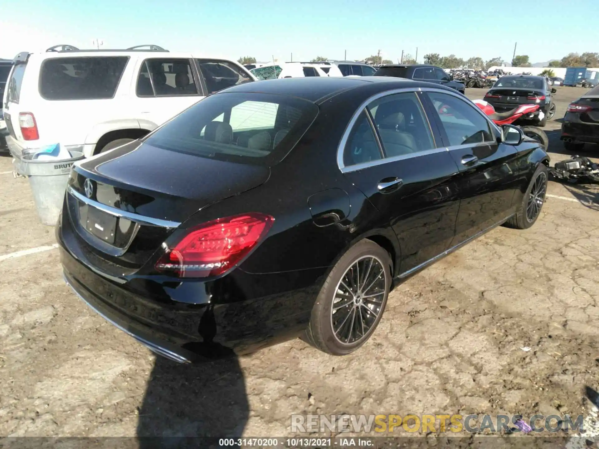 4 Photograph of a damaged car W1KWF8DB5LR598854 MERCEDES-BENZ C-CLASS 2020