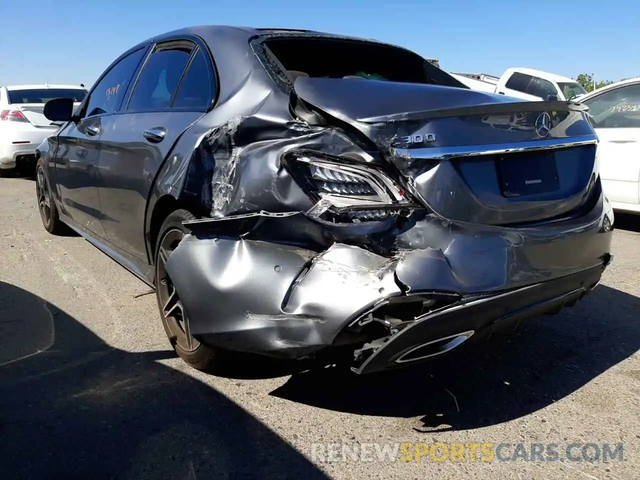 3 Photograph of a damaged car W1KWF8DB6LR571498 MERCEDES-BENZ C-CLASS 2020