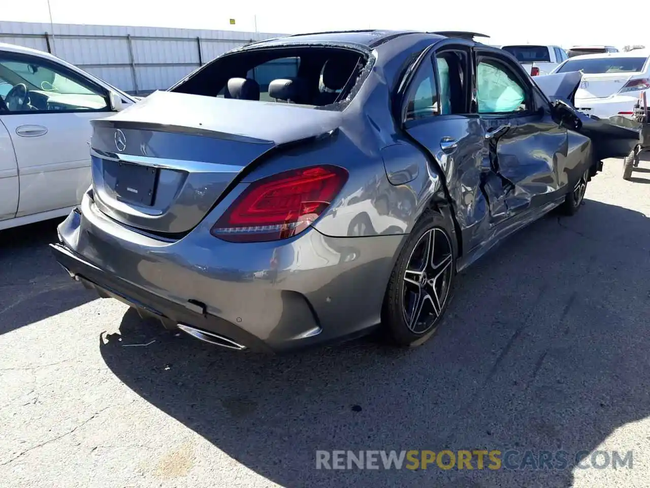 4 Photograph of a damaged car W1KWF8DB6LR571498 MERCEDES-BENZ C-CLASS 2020