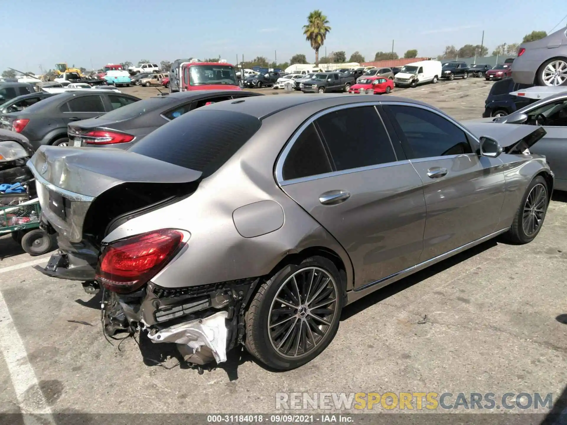 4 Photograph of a damaged car W1KWF8DB6LR573767 MERCEDES-BENZ C-CLASS 2020