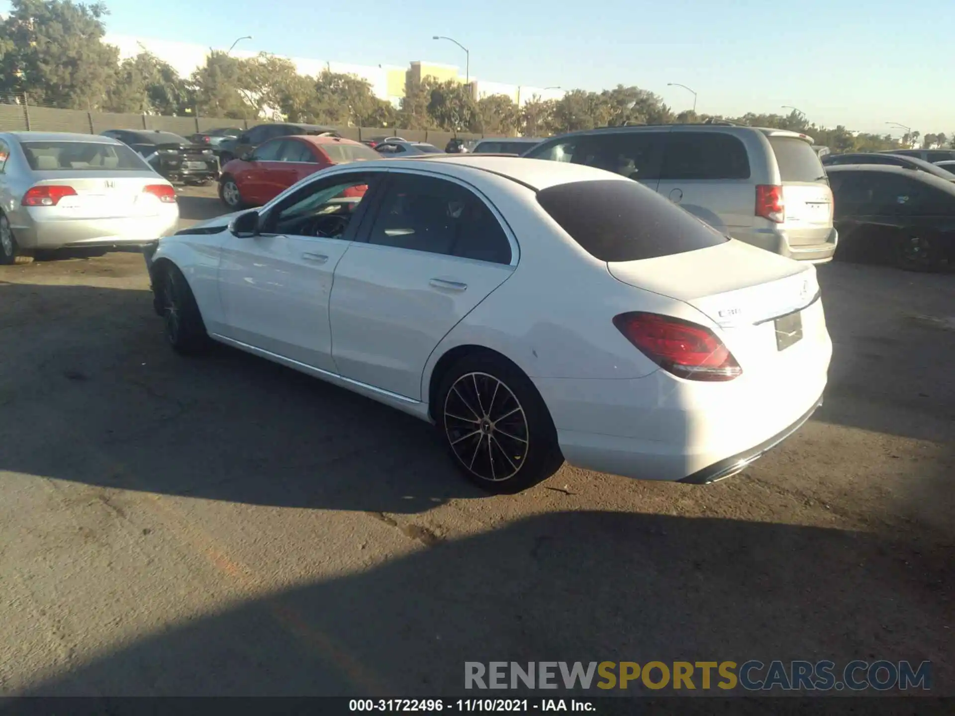 3 Photograph of a damaged car W1KWF8DB6LR573879 MERCEDES-BENZ C-CLASS 2020