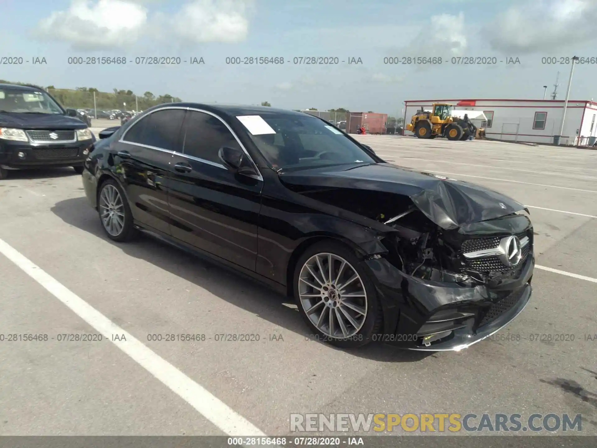 1 Photograph of a damaged car W1KWF8DB6LR574983 MERCEDES-BENZ C-CLASS 2020