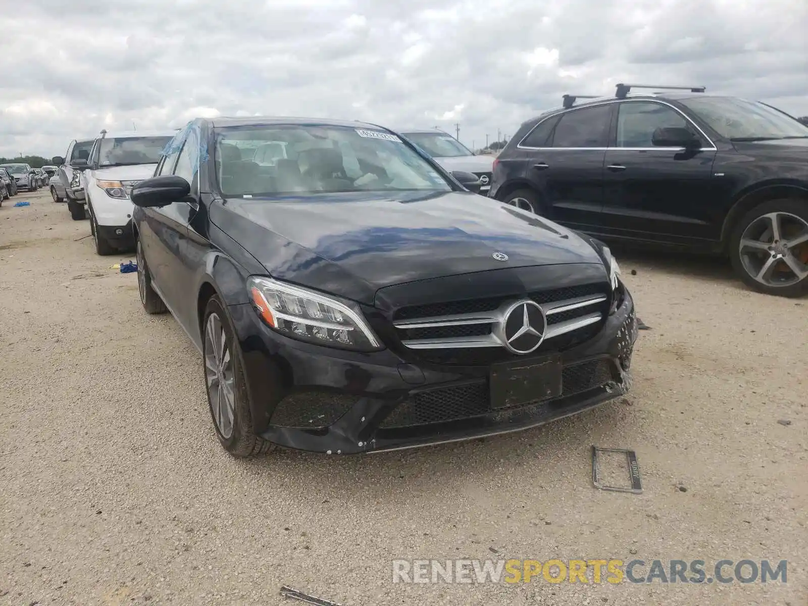 1 Photograph of a damaged car W1KWF8DB6LR575437 MERCEDES-BENZ C-CLASS 2020