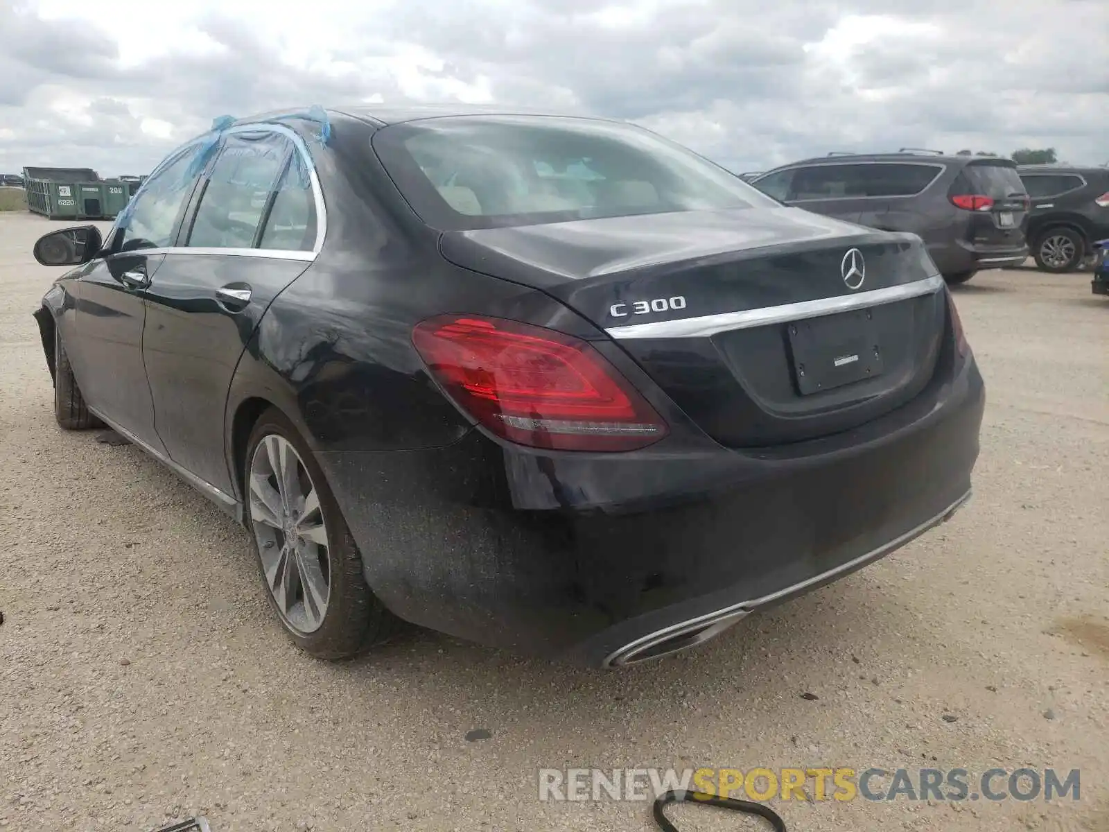 3 Photograph of a damaged car W1KWF8DB6LR575437 MERCEDES-BENZ C-CLASS 2020