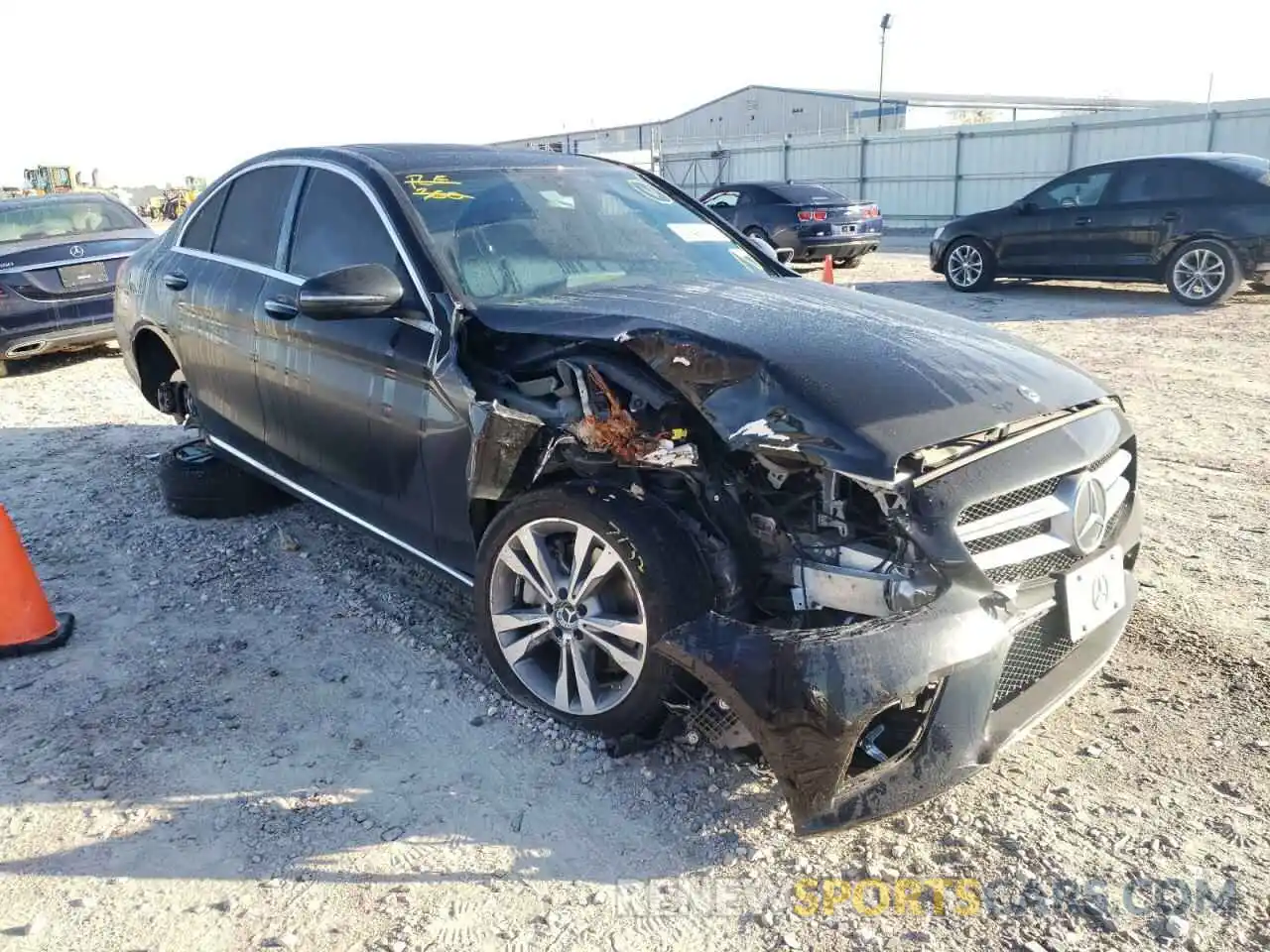 1 Photograph of a damaged car W1KWF8DB6LR576491 MERCEDES-BENZ C-CLASS 2020