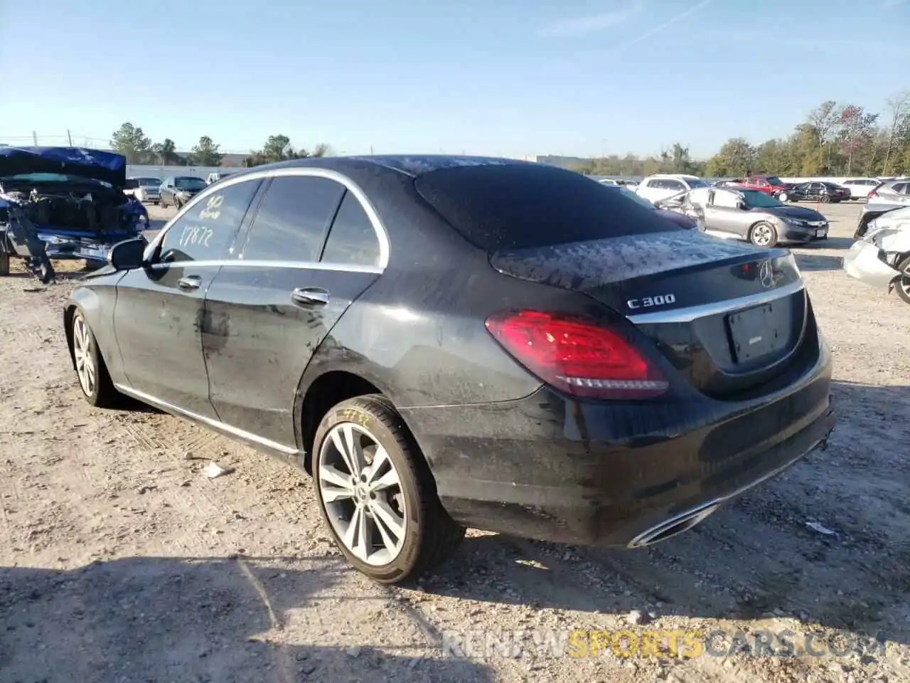 3 Photograph of a damaged car W1KWF8DB6LR576491 MERCEDES-BENZ C-CLASS 2020