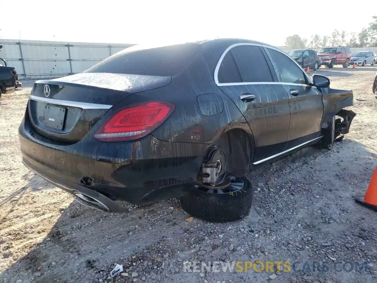 4 Photograph of a damaged car W1KWF8DB6LR576491 MERCEDES-BENZ C-CLASS 2020