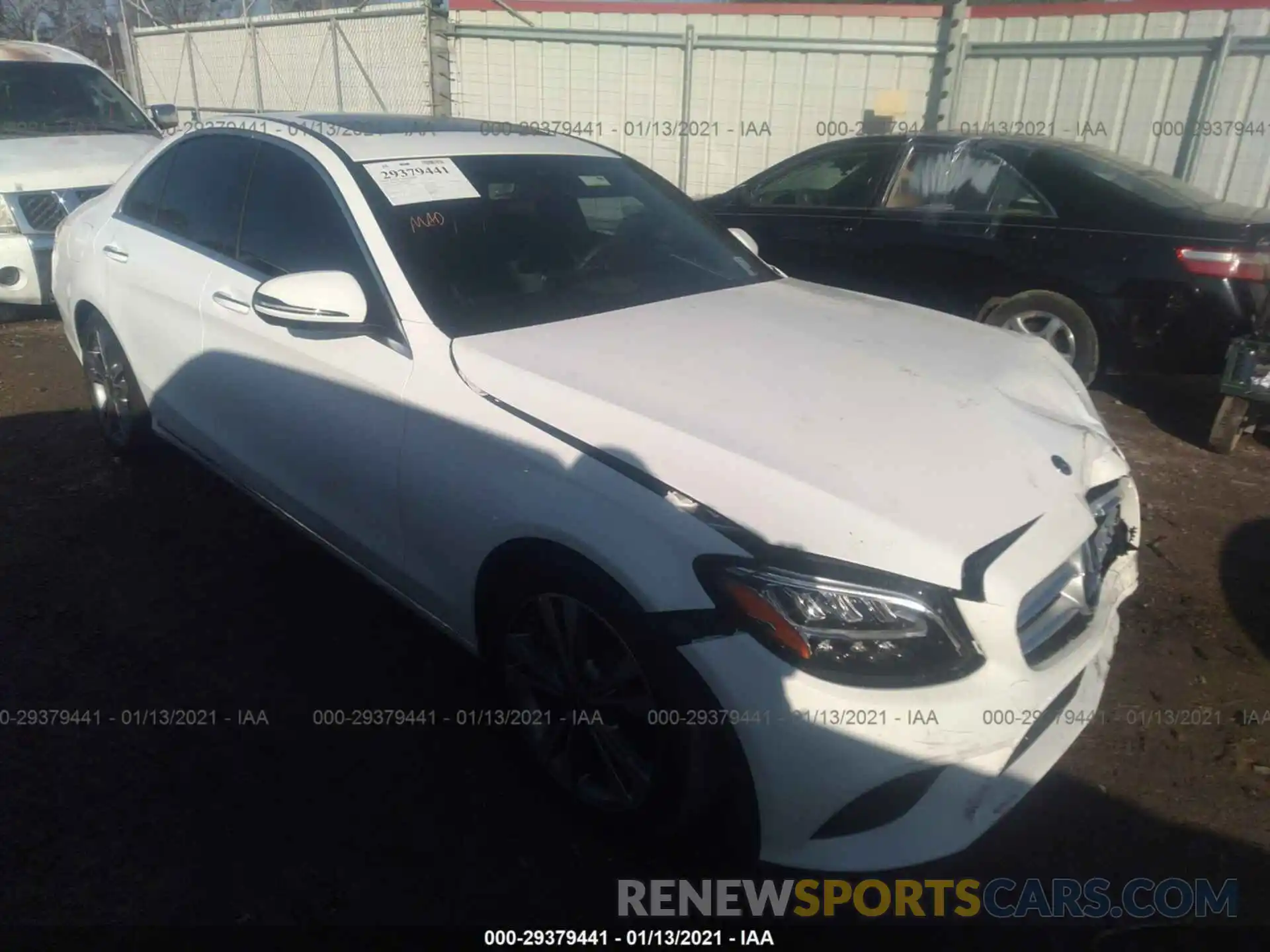 1 Photograph of a damaged car W1KWF8DB6LR576877 MERCEDES-BENZ C-CLASS 2020