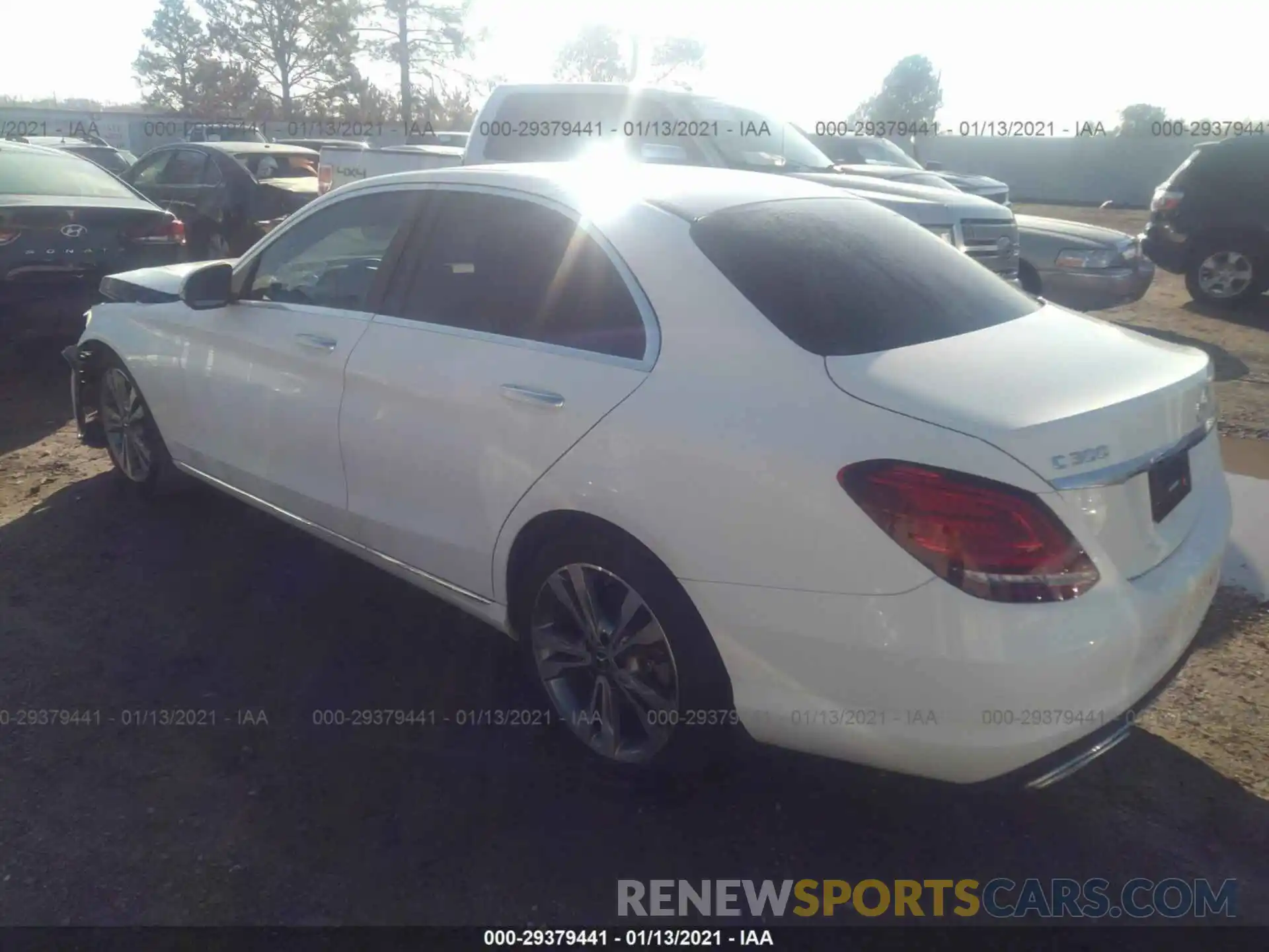 3 Photograph of a damaged car W1KWF8DB6LR576877 MERCEDES-BENZ C-CLASS 2020