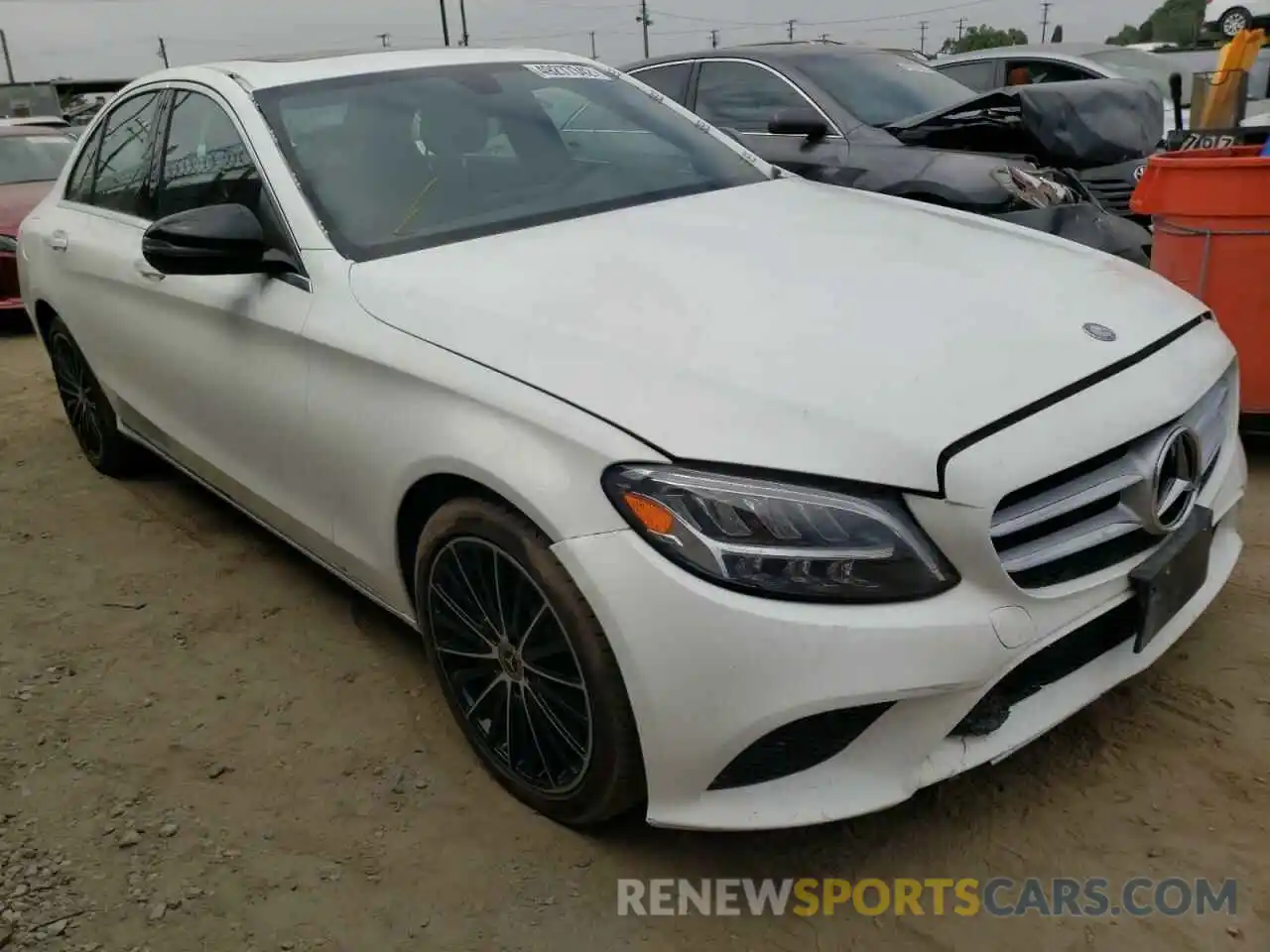 1 Photograph of a damaged car W1KWF8DB6LR578659 MERCEDES-BENZ C-CLASS 2020