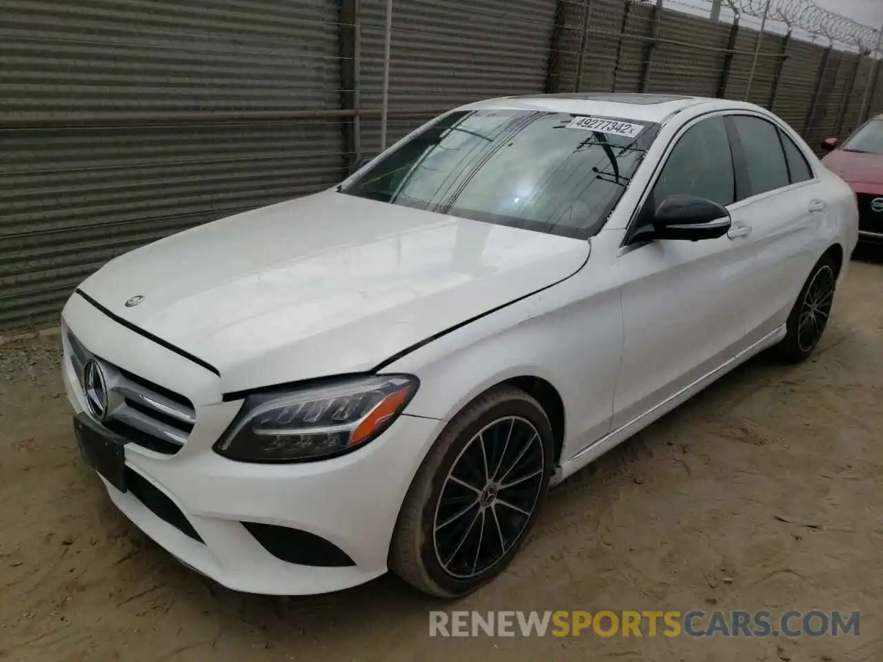 2 Photograph of a damaged car W1KWF8DB6LR578659 MERCEDES-BENZ C-CLASS 2020