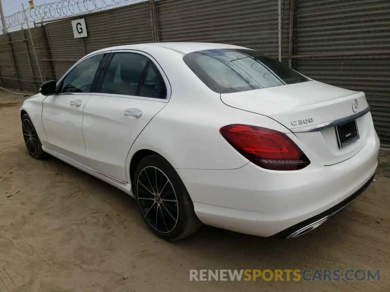 3 Photograph of a damaged car W1KWF8DB6LR578659 MERCEDES-BENZ C-CLASS 2020