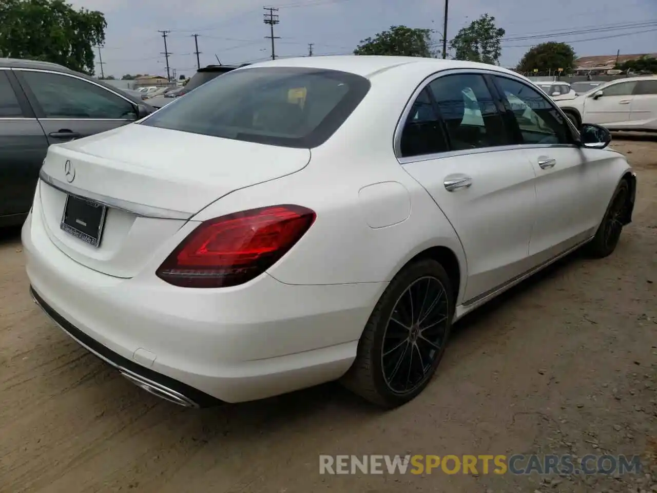 4 Photograph of a damaged car W1KWF8DB6LR578659 MERCEDES-BENZ C-CLASS 2020