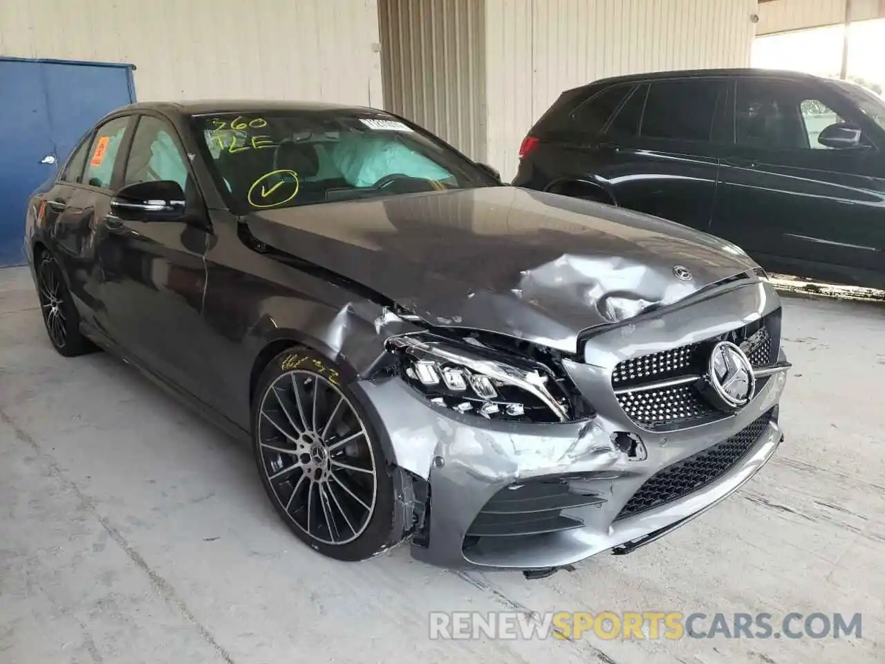 1 Photograph of a damaged car W1KWF8DB6LR582663 MERCEDES-BENZ C-CLASS 2020