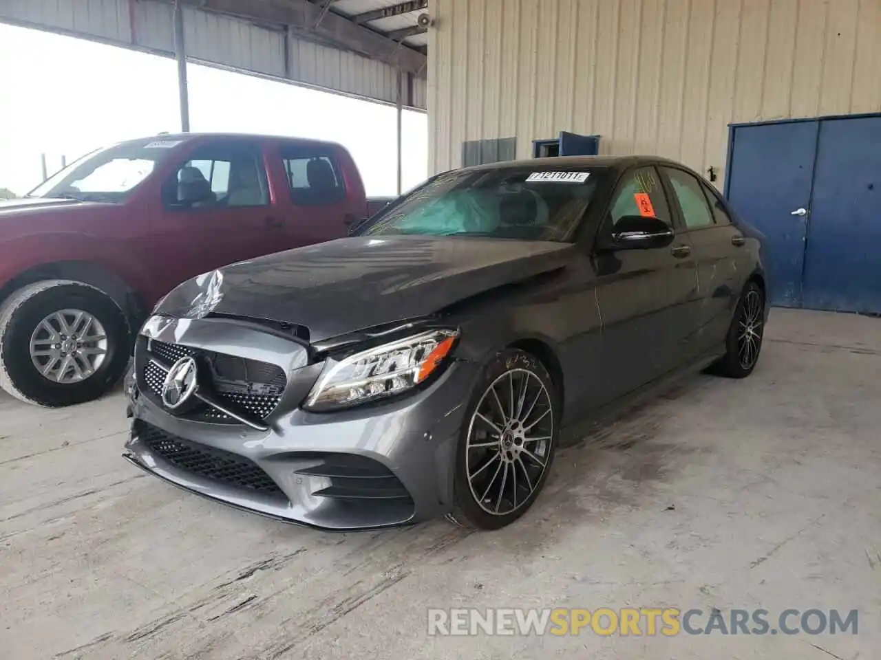 2 Photograph of a damaged car W1KWF8DB6LR582663 MERCEDES-BENZ C-CLASS 2020