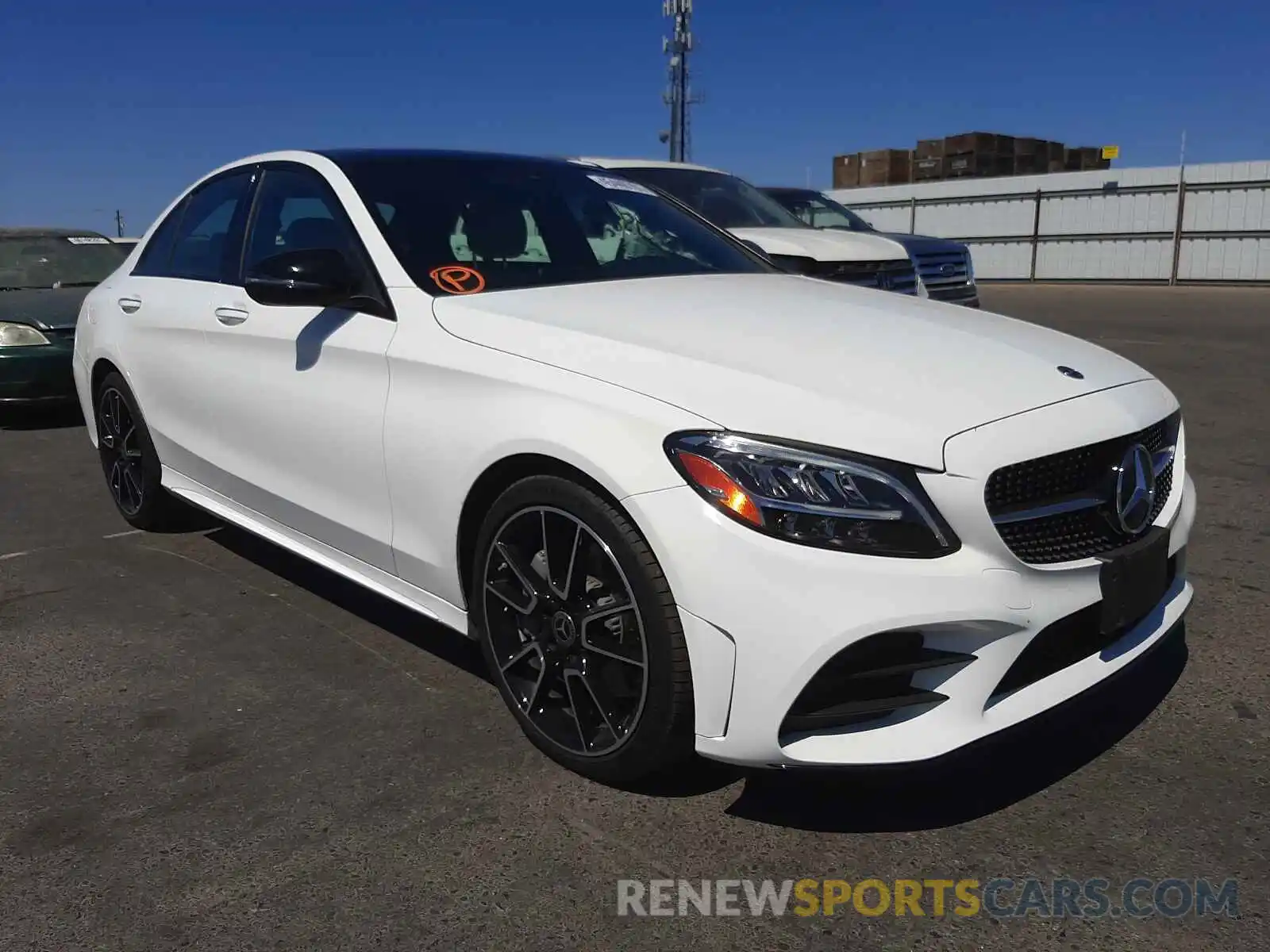 1 Photograph of a damaged car W1KWF8DB6LR583635 MERCEDES-BENZ C CLASS 2020