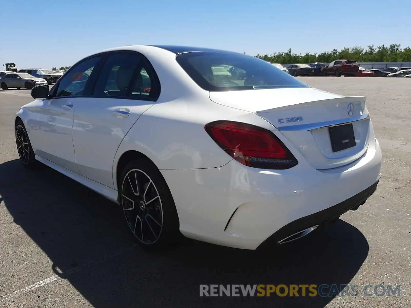 3 Photograph of a damaged car W1KWF8DB6LR583635 MERCEDES-BENZ C CLASS 2020