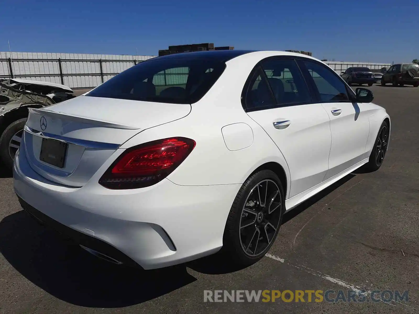 4 Photograph of a damaged car W1KWF8DB6LR583635 MERCEDES-BENZ C CLASS 2020