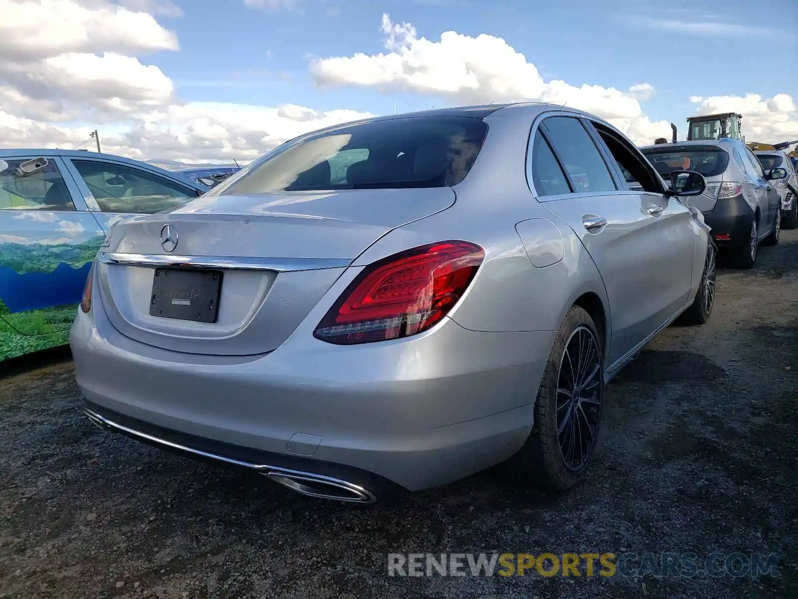 4 Photograph of a damaged car W1KWF8DB6LR591198 MERCEDES-BENZ C-CLASS 2020