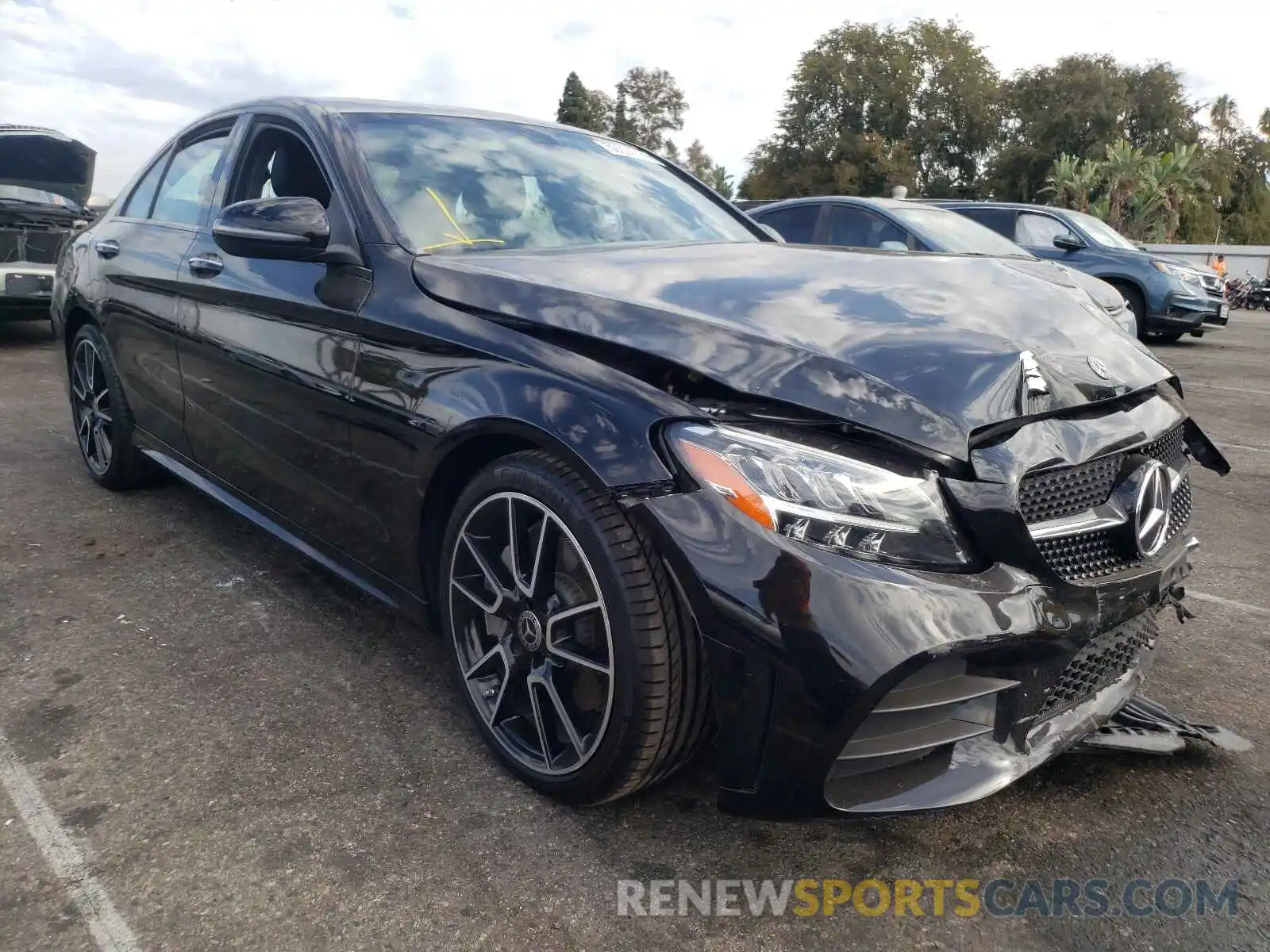 1 Photograph of a damaged car W1KWF8DB6LR598927 MERCEDES-BENZ C-CLASS 2020