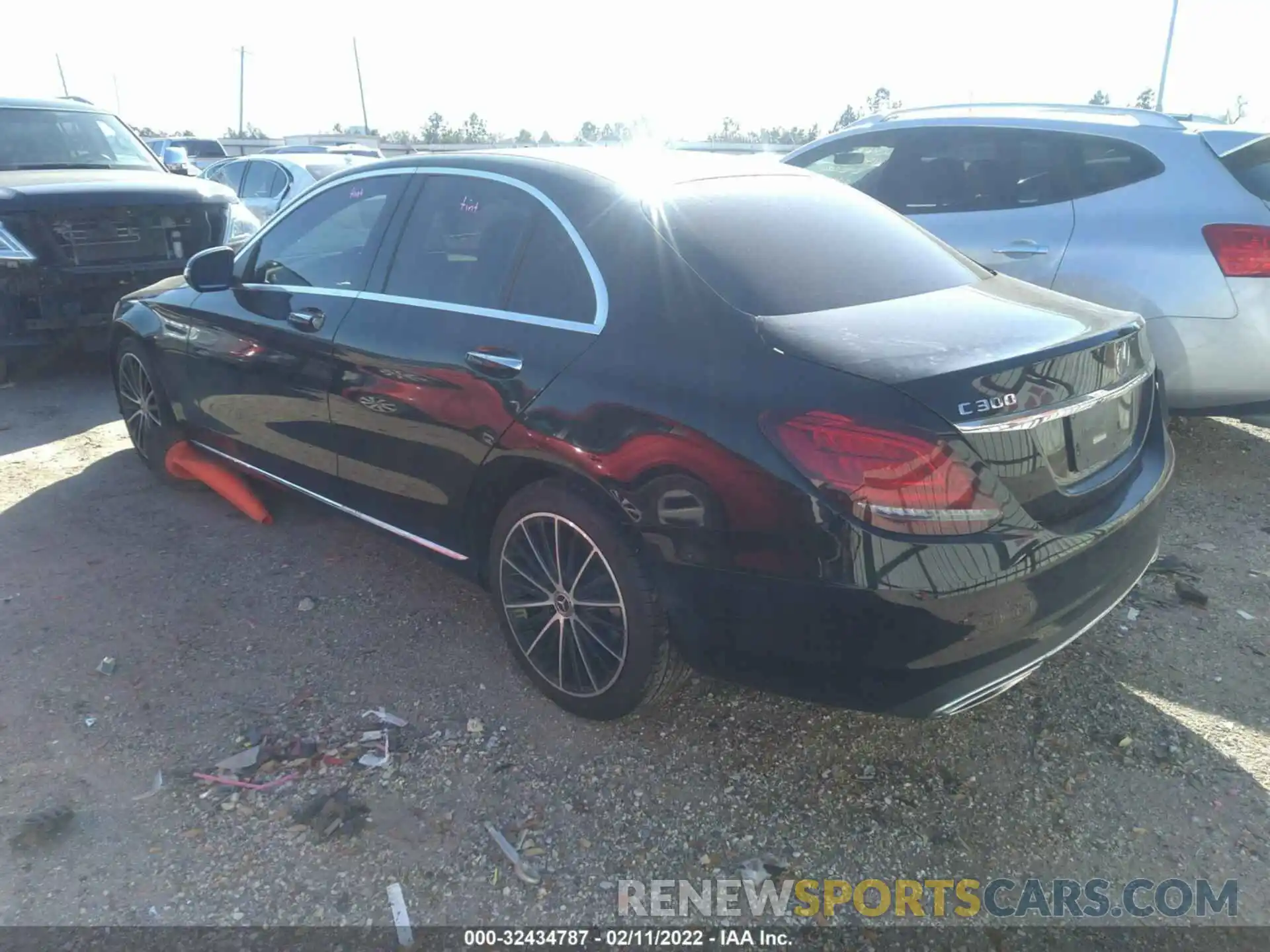 3 Photograph of a damaged car W1KWF8DB6LR599799 MERCEDES-BENZ C-CLASS 2020