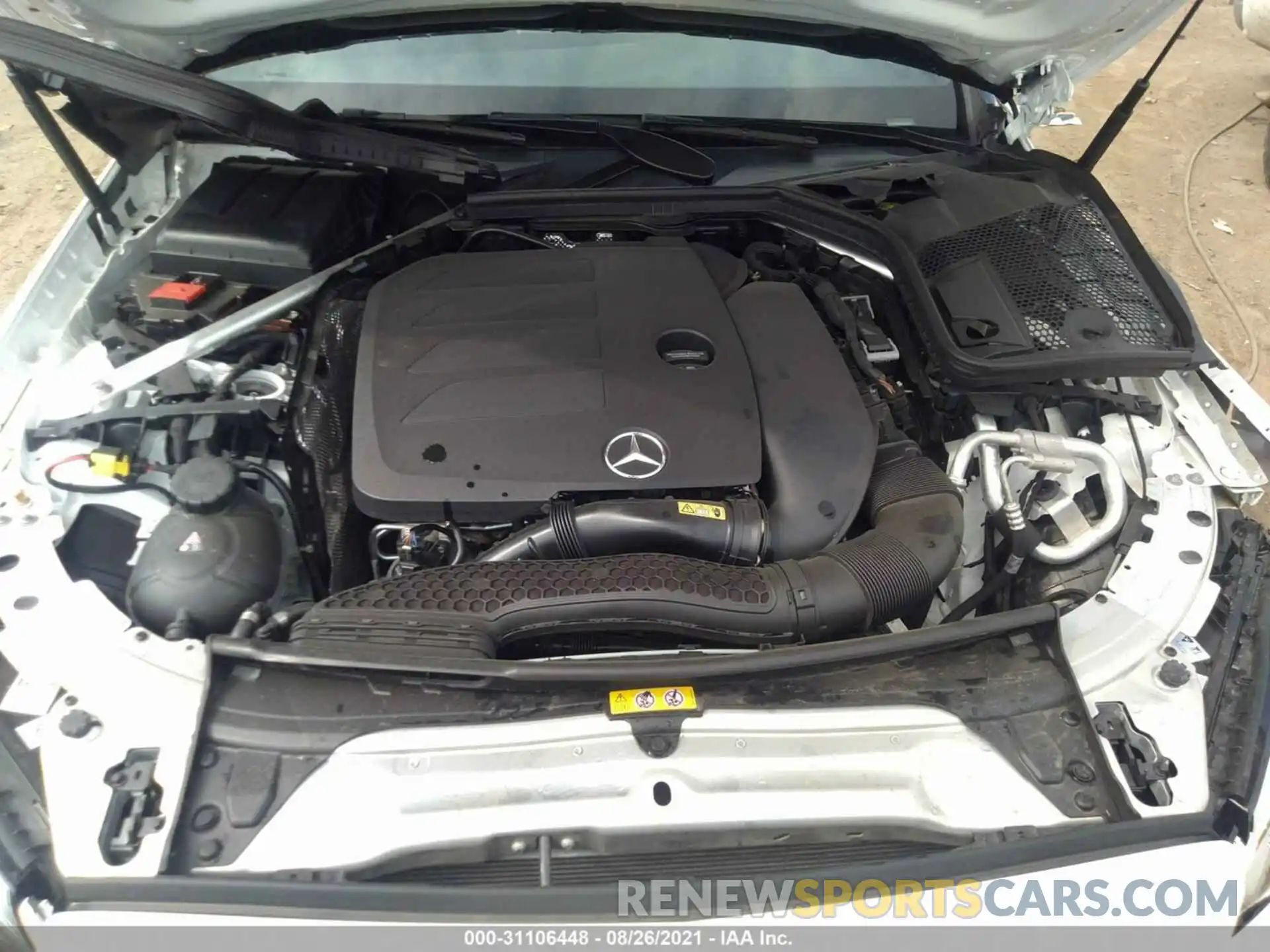 10 Photograph of a damaged car W1KWF8DB6LR601096 MERCEDES-BENZ C-CLASS 2020