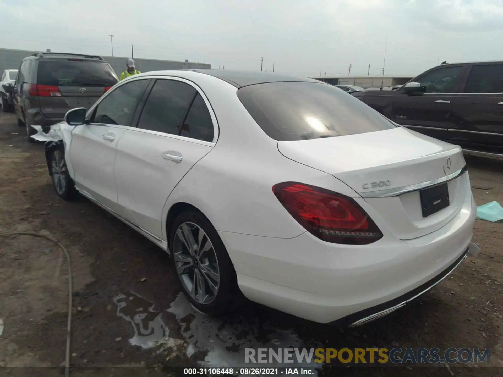 3 Photograph of a damaged car W1KWF8DB6LR601096 MERCEDES-BENZ C-CLASS 2020